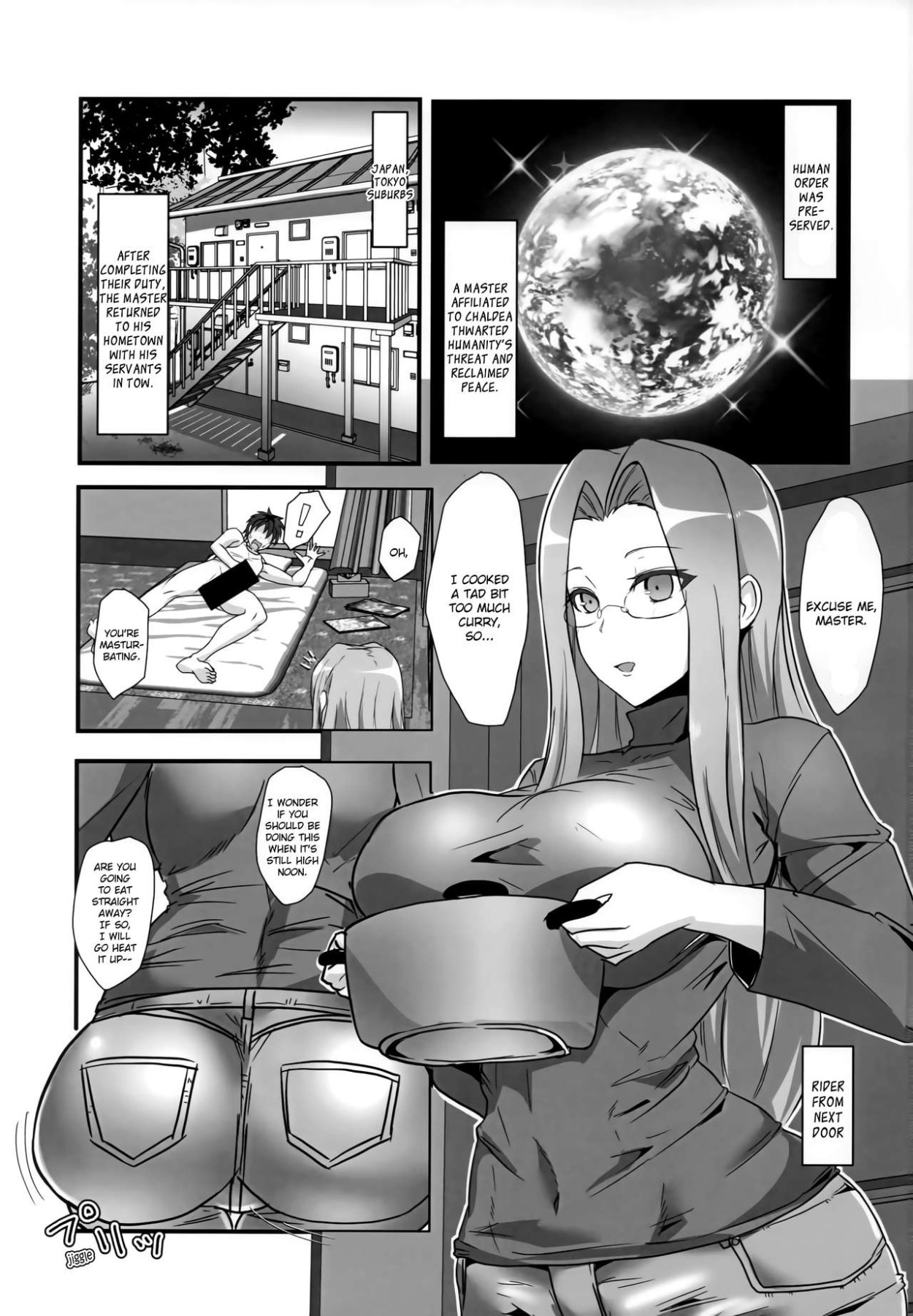 Hentai Manga Comic-Living Together With Rider and Next-Door OL Servant-Read-3